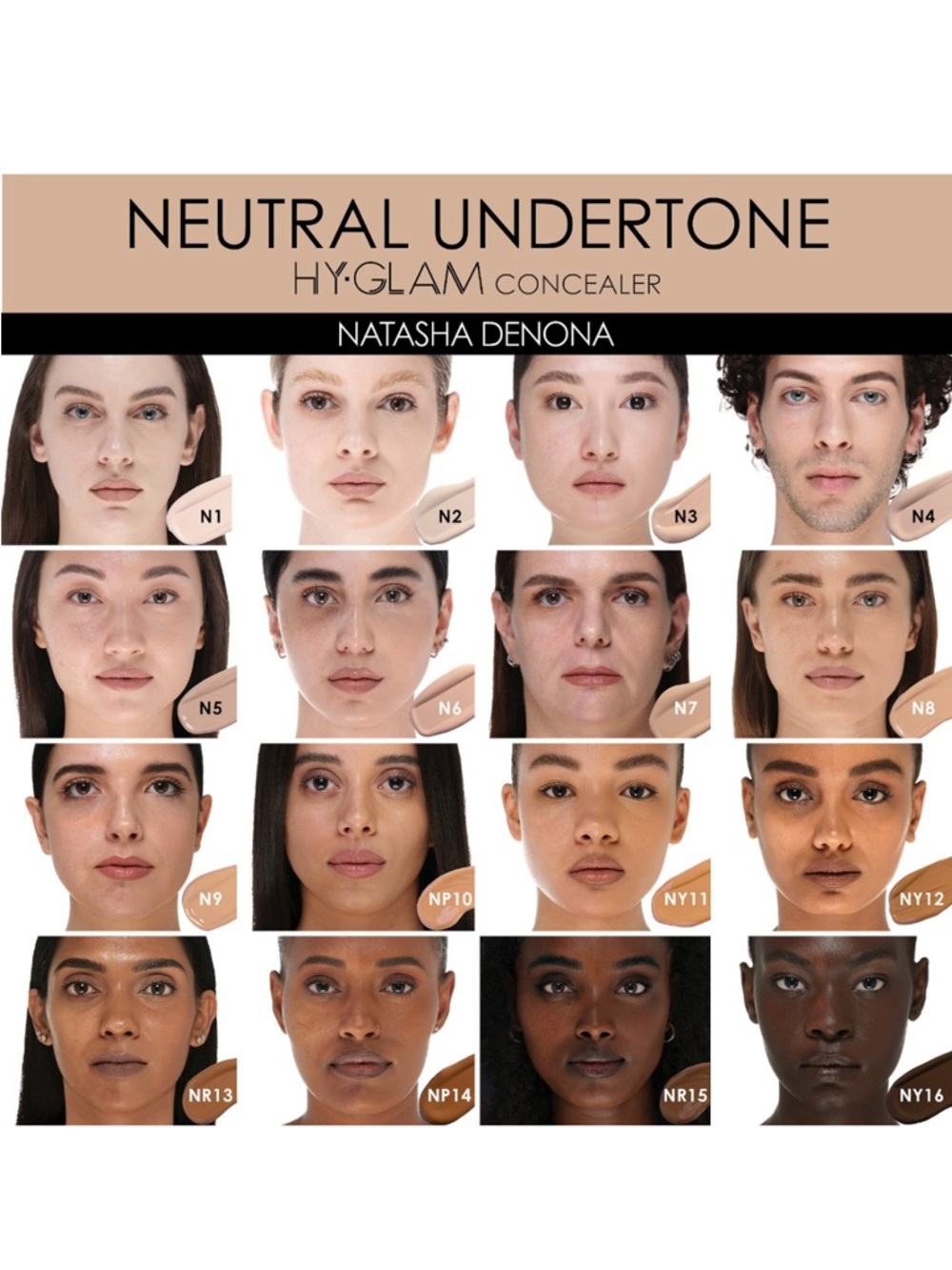 🌸NATASHA DENONA Hy-Glam Serum Concealer Sample - Picture 6 of 14